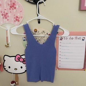 Blue Brandy Melville Tank